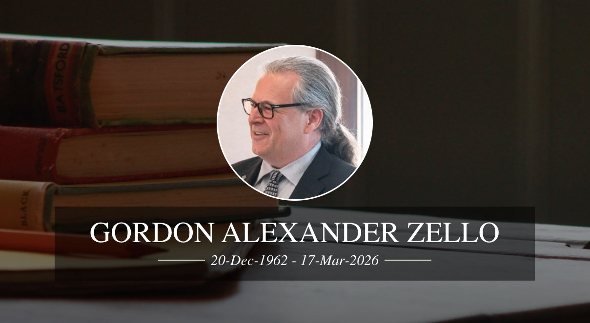 Tribute to Dr. Gord Zello